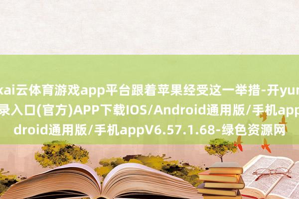 kai云体育游戏app平台跟着苹果经受这一举措-开yun体育app官网网页登录入口(官方)APP下载IOS/Android通用版/手机appV6.57.1.68-绿色资源网